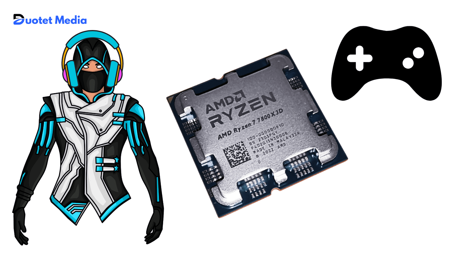 Best Gaming CPU AMD Ryzen 7 7800x3d
